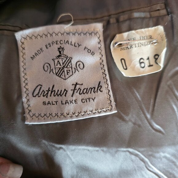 HARRIS TWEED VINTAGE ( LG ) Handwoven 100% Scottish Wool 2 Button Coat - Picture 7 of 7